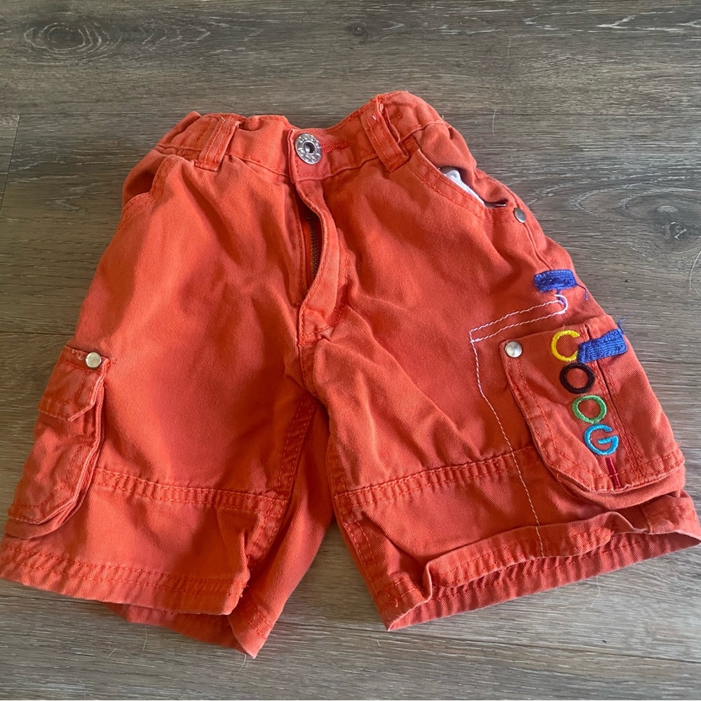 Coogi Kids‎ Orange Cargo Shorts